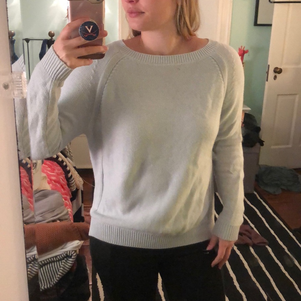Light blue sweater